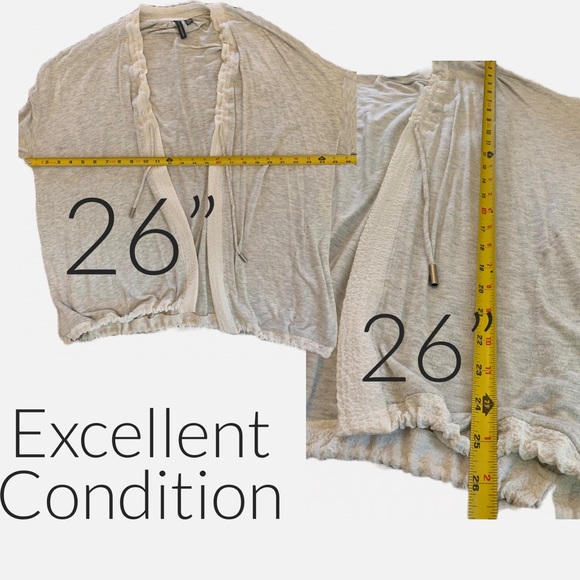 Shannon Passero Light Soft Cardigan offwhite oversized S - Picture 3 of 4